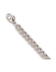 Rembrandt Charms, Double Link 7-8" Charm Bracelet with Lobster Claw Clasp in Sterling Silver or Gold