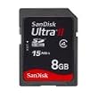 SanDisk SDSDRH-008G-A11 Ultra II 8GB/15MB SDHC Card (Black)