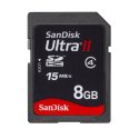 SanDisk SDSDRH-008G-A11 Ultra II 8GB/15MB SDHC Card (Black)