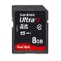 SanDisk SDSDRH-008G-A11 Ultra II 8GB/15MB SDHC Card (Black)