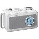 TEAC R2W Premium Edition AM FM Mono Clock Radio (White) by Teac