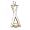 Baseball & Bats Charm - Gold Plate