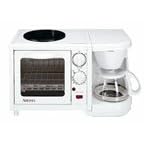Aroma ABT103W Breakfast to Go 3-in-1 Mini Toaster Oven, Griddle and Coffee Maker by Aroma
