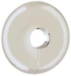 Wall, Floor and Ceiling Escutcheon Plates, 3/8 -Inch Iron Pipe, Chrome Plated Plastic, 240pcs/box