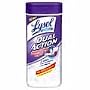 Lysol Dual Action Disinfecting Wipes- Citrus Scent- Case of 12