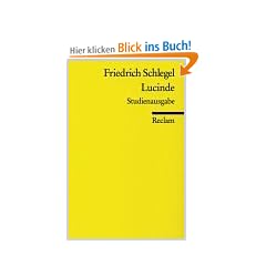 Lucinde: Ein Roman. Studienausgabe