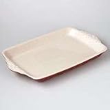 Pfaltzgraff 571 217 90 Weir in Your Kitchen Cayenne Rectangular Baking Platter 12x9-in.