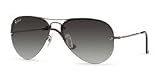 RAY BAN 3214 004/82 GUNMETAL MIRROR POLARIZED SUNGLASSES