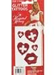 Hospital Honey Costume Glitter Tattoos