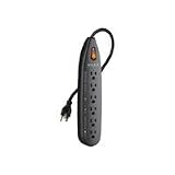 Buy Belkin PureAV F9A600fc06 6-Outlet Home Theater Surge Protector (Gray Silver) 