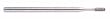 DIAMOND POINT 3/32" SHANK FLAT CYLINDER 1.9MM