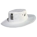 ECB Official 2008/10 adidas England Cricket Sun Hat - White - S