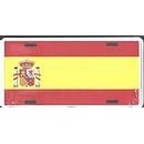 Spain Flag License Plate