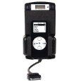 6 in 1 car kit for iphone(1st Gen.) , ipod (black) nano(1st/2nd/3rd/4th/5th gen), video, classic(6th/7th gen), mini, photo, touch(1st)with car charger+FM transmitter, holder Full range frequency + USB port for mp3 and cell phone charging with remote control + free black clip on earphone for MP3 player + Free gift ipod finder key finder new