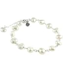 Wrapped White Pearl Bracelet