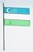 Uzbekistan Flag Rayon On Staff 4 in. x 6 in.