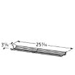 Chrome Steel Wire Warming Rack for Weber Grills