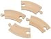 MAXIM 3.5" SHORT CURVED TRACK - PACK OF 6