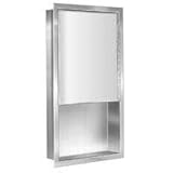 Bradley 170 Surface Mounted Medicine Cabinet, Exterior Shelf, Mirror Door