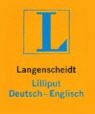 Langenscheidts Lilliput Deutsch - Englisch. Neues Cover.