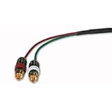 Impact Acoustics - Audio cable - 26 AWG - RCA (M) - RCA (M) - 75 ft - double shielded coaxial - black