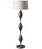 Stonegate Designs LF10362-P06-690IVY-W01 Vamp 1 Light Floor Lamp in Brushed Nickel