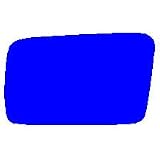1990-1993 MERCEDES BENZ 500SL Flat, Driver Side Replacement Mirror Glass by Automotive Mirror Glass