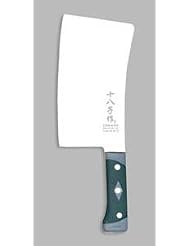 Chinese Style Heavy Duty Meat Cleaver - ShiBaZi Rubber Grip Handle by Shi Ba Zi