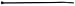 Cameo 64908 Black 8 Cable Tie - Pack of 100