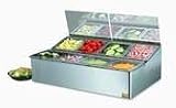 San Jamar FP9248FL Food Prep Center w/8 Pans