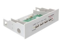 DELOCK HUB USB2.0 4 Port int.3.5 zoll 8,89 cm 5.25 Delock Preisvergleich