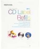 imation corporation - consumer 00415 memorex 20 labels wht photo labels 1440dpi for inkjets
