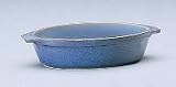 Denby Blue Jetty Cornflower and Navy Oval Baking Dish 9-in.