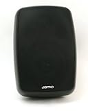 JAMO I/O1A2BLK 20W Indoor/Outdoor Boxed Wall Speakers, Black