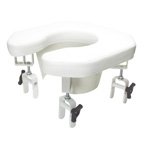 Multi position Open Padded Raised Toilet