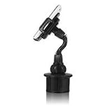 Macally mCup Adjustable Cup Holder for All Portable Devices in Vehicle (Black)
