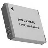 Li Ion Rechargeable Battery Pack for Digital Camera/Video Camcorder Compatible with Canon NB 6L, NB6L, NB 6LH, CB 2LYE