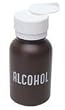 Liquid Push Down Alcohol Dispenser Labeled