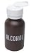 Liquid Push Down Alcohol Dispenser- Labeled