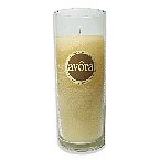 ONE 3x4.5 inch GLASS PILLAR SCENTED CANDLE. COMBINES SWEET CREAMY VANILLA AND COCONUT TO... by French Vanilla Scented
