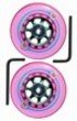 Kryptonics Scooter Wheels Kit [2 wheels with bearings] - PINK