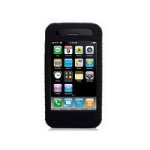 154027: Griffin Technology FlexGrip Silicone Case with Screen Protection for iPhone 3G - Black (6255-IP2FGB)