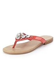 Jewel Toe Sandals