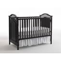 Graco Kendal Drop Side 4 in 1 Convertible Crib, Licorice