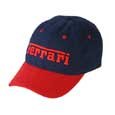 Ferrari Navy 3D Logo Hat