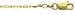 14K Gold Diamond-Cut Bead Chain, 1.5mm wide