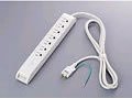 Arvel タップ 3Pロック付7個口 2m TA372WH