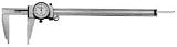 MITUTOYO Heavy Duty Dial Caliper Inch-RANGE OUTSIDE:0-12,DIAL READING INSIDE:Model 504-106