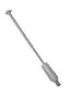 Retractable Cell Phone Antenna for Samsung N400 Silver