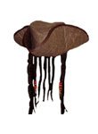 PIRATE HAT WITH HAIR